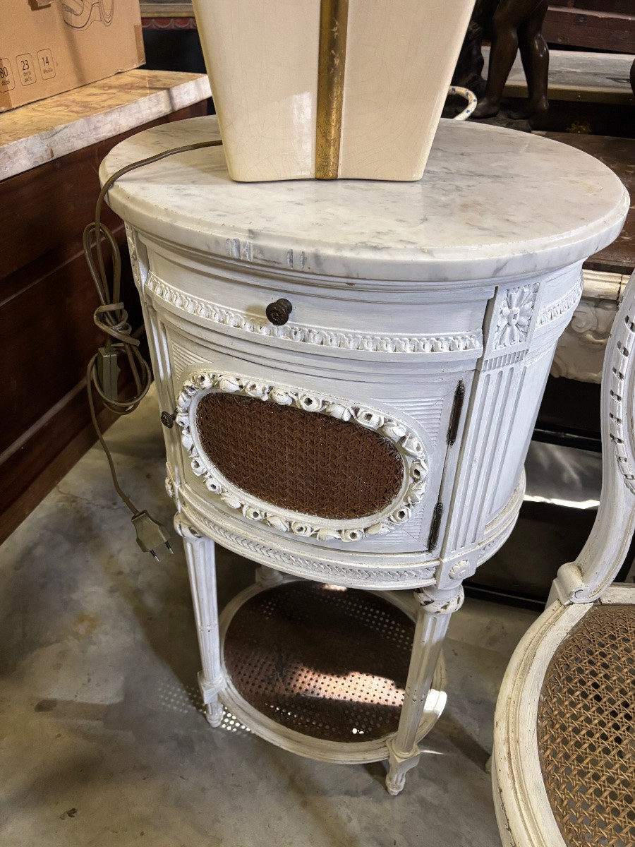 Louis XVI Style Bedroom With Caning -photo-3