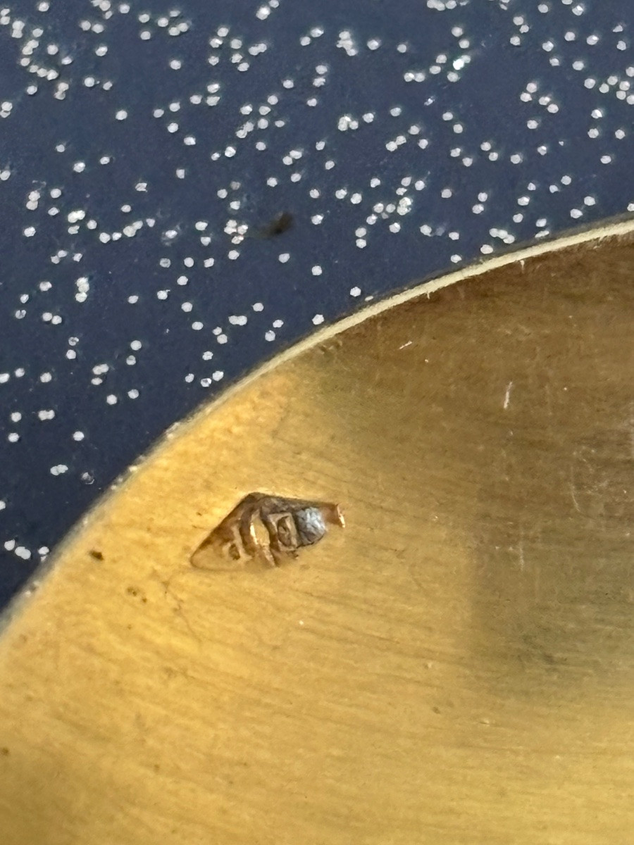 Cuillère cadeau naissance vermeil -photo-4