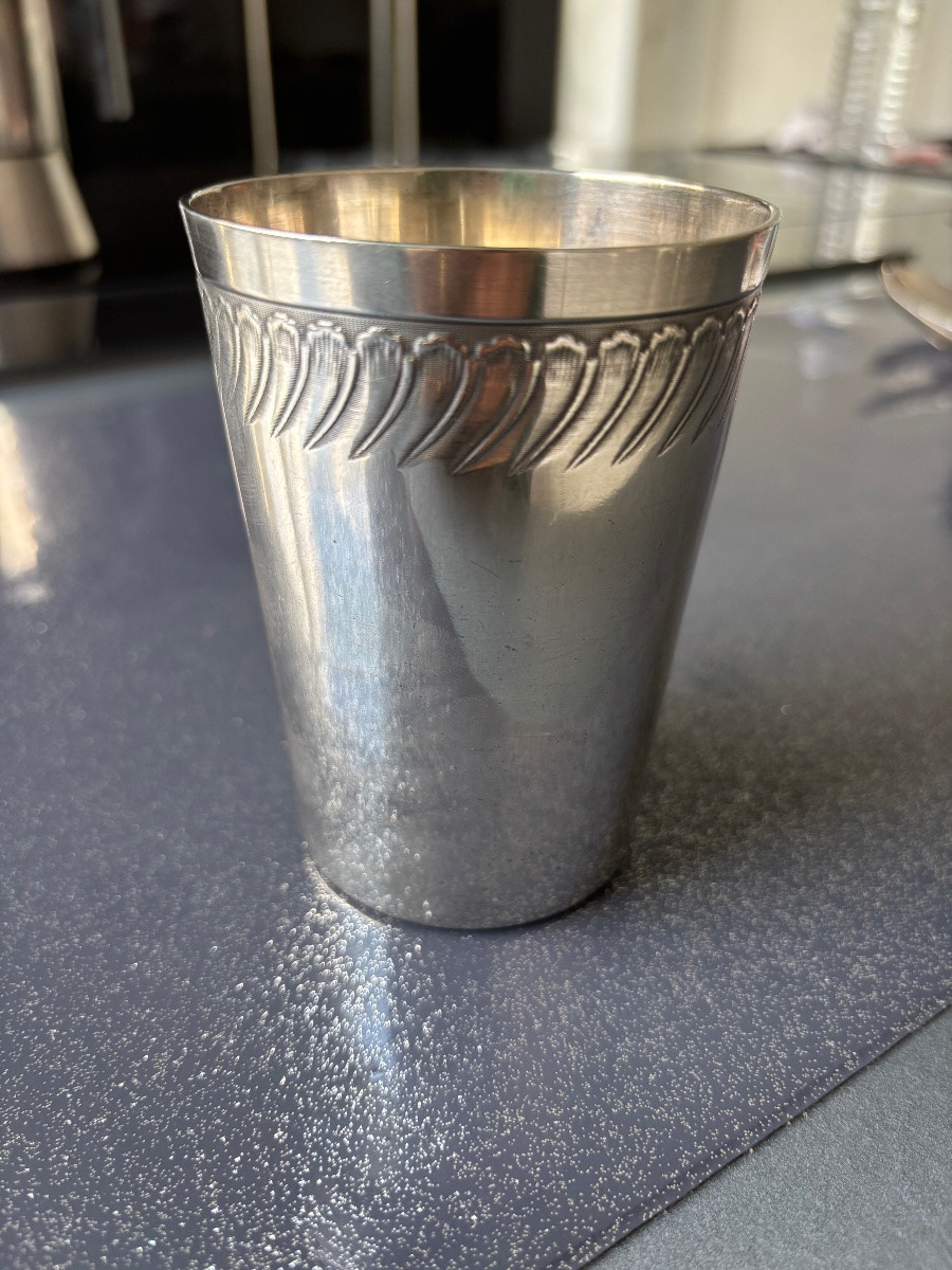 Gobelet argent massif -photo-2