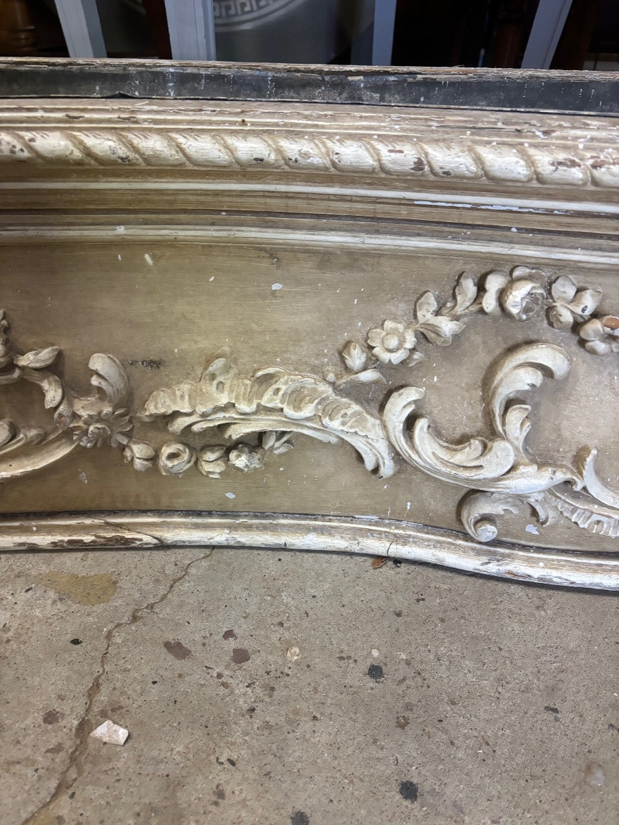 Importante jardinière bois sculpté -photo-3