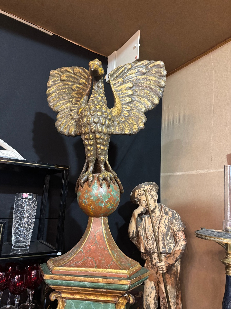 Important Pair Of Girdles With Eagles 18th Century-photo-3