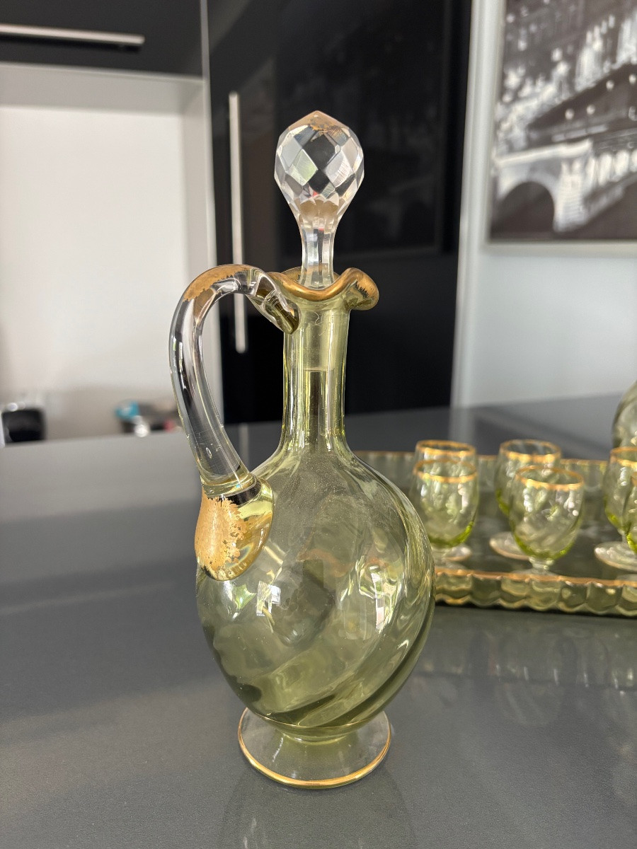 Service à liqueur cristal Baccarat -photo-3