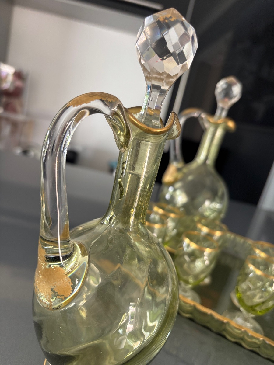 Service à liqueur cristal Baccarat -photo-4
