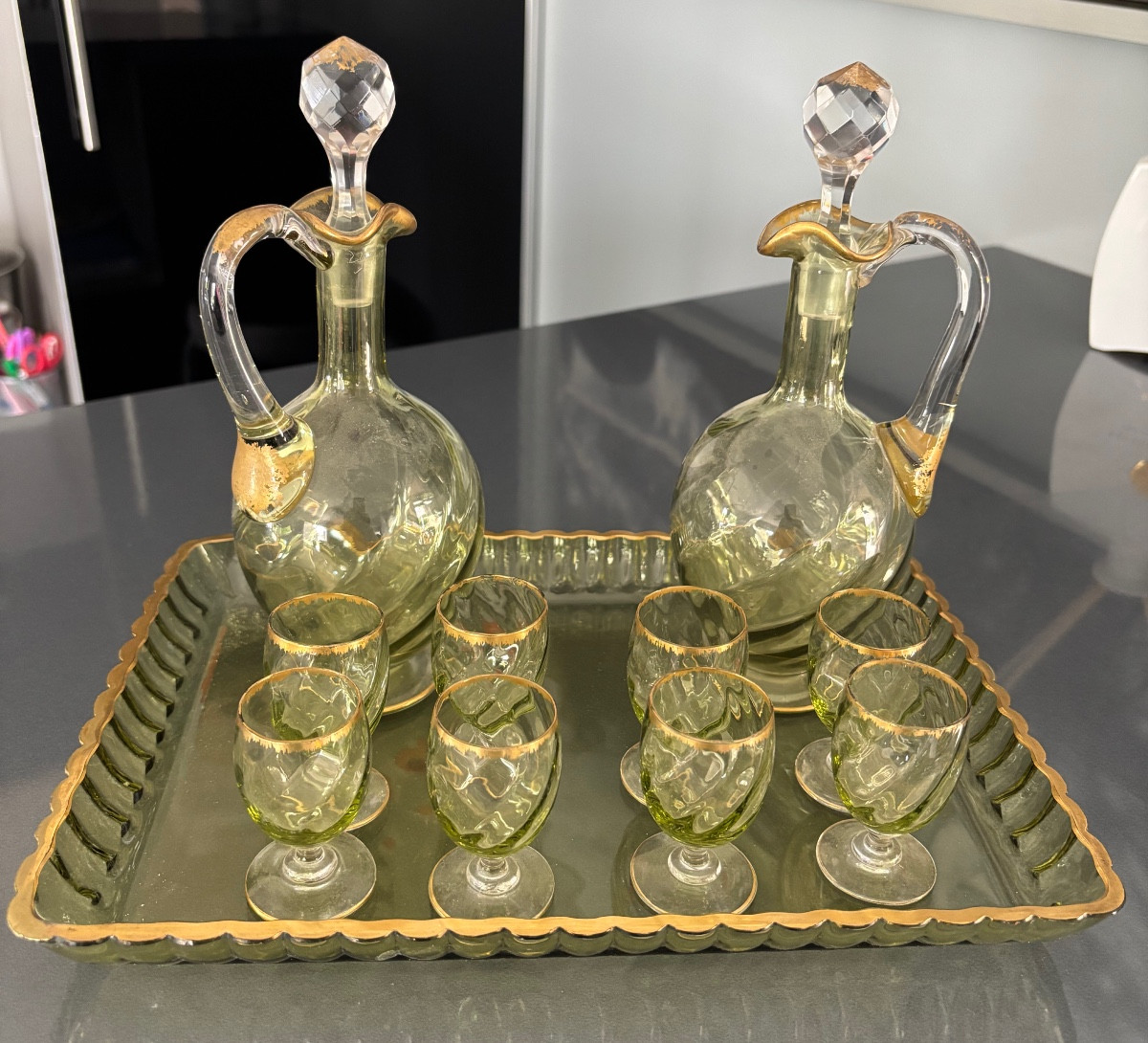 Service à liqueur cristal Baccarat 
