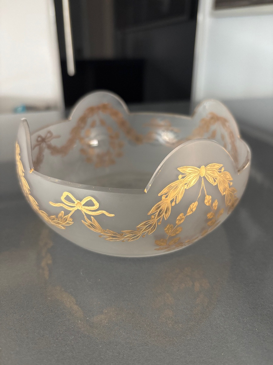 Vide poche cristal et dorure -photo-2