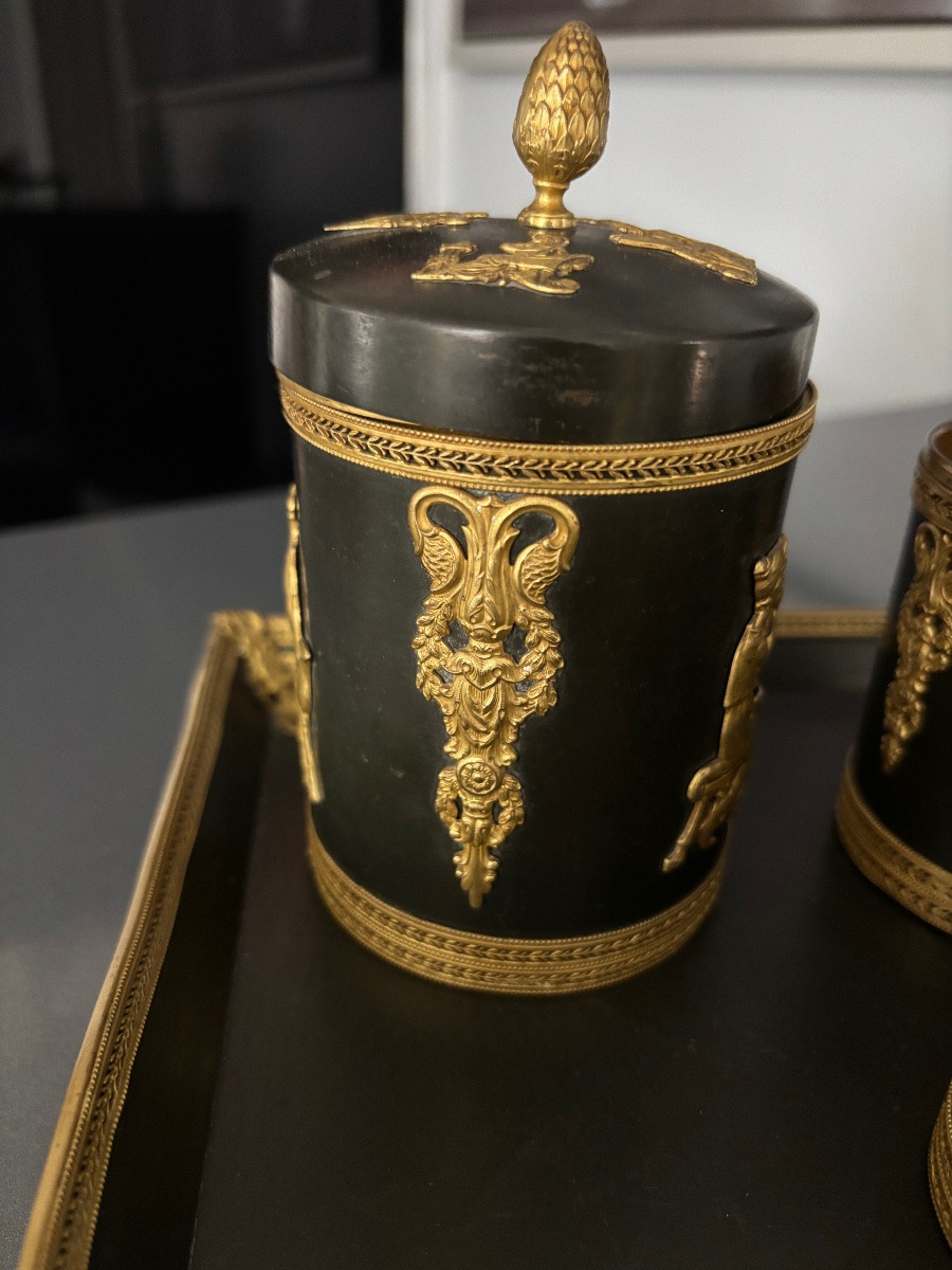 Empire Style Desk Smoker's Set-photo-1