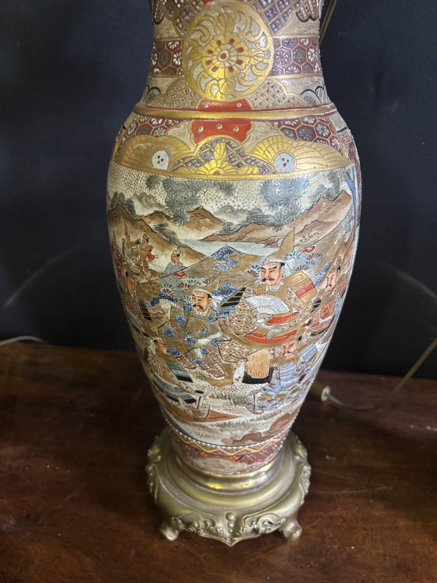 Pair Of Satsuma Lamps-photo-4
