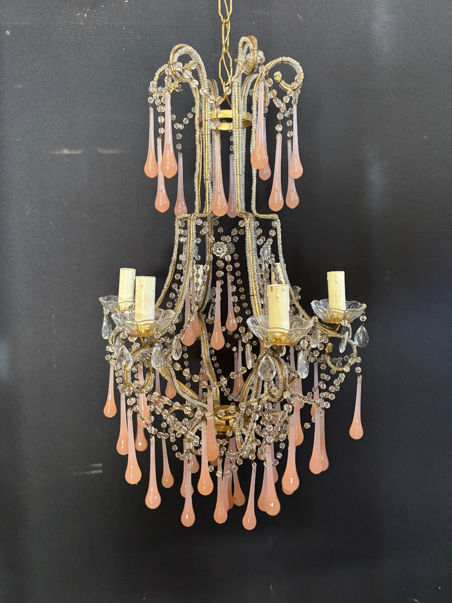 Lustre + 2 appliques pampilles -photo-2
