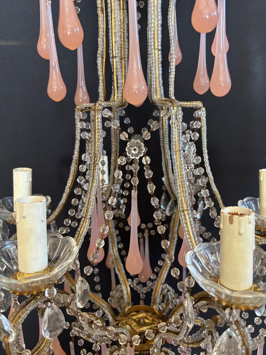 Lustre + 2 appliques pampilles -photo-3