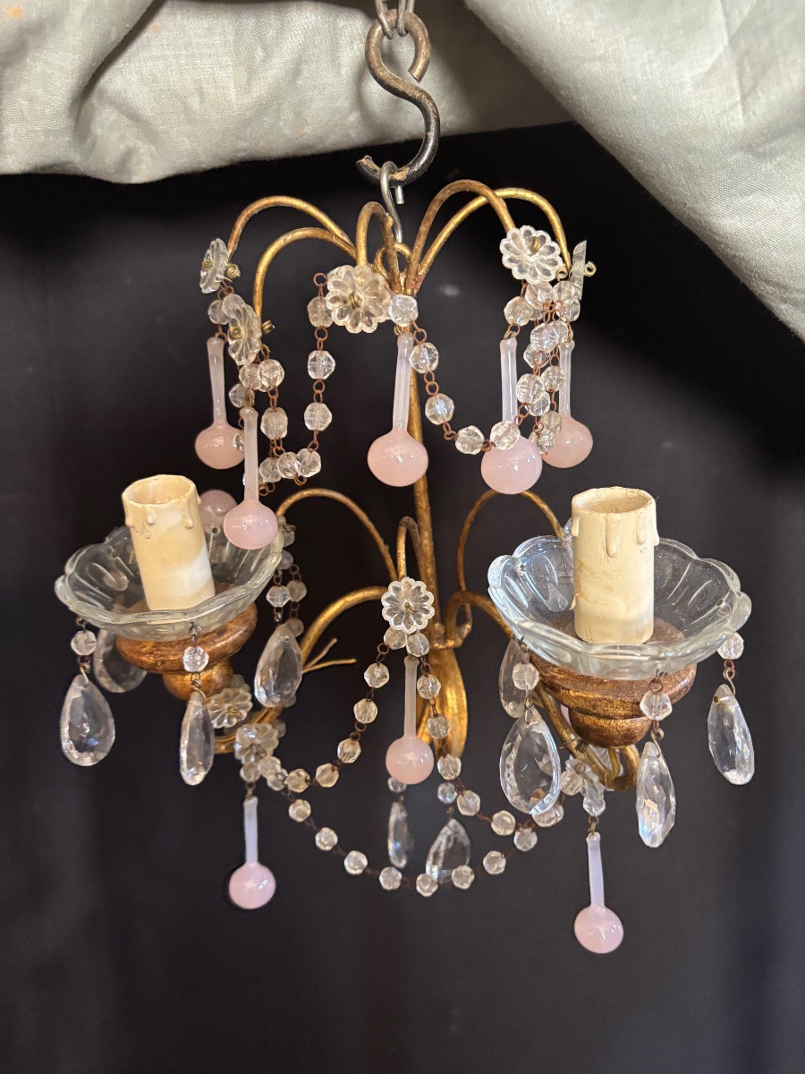 Lustre + 2 appliques pampilles -photo-4
