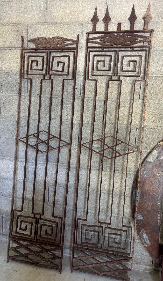 Grille en fer forgé 18 ième 