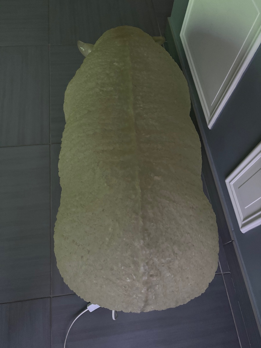 Important  Life-size Sheep Lamp Sculpture -photo-3