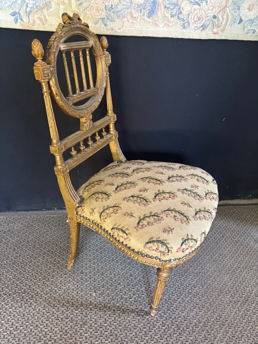 Small, Low Louis XVI-style Chair 