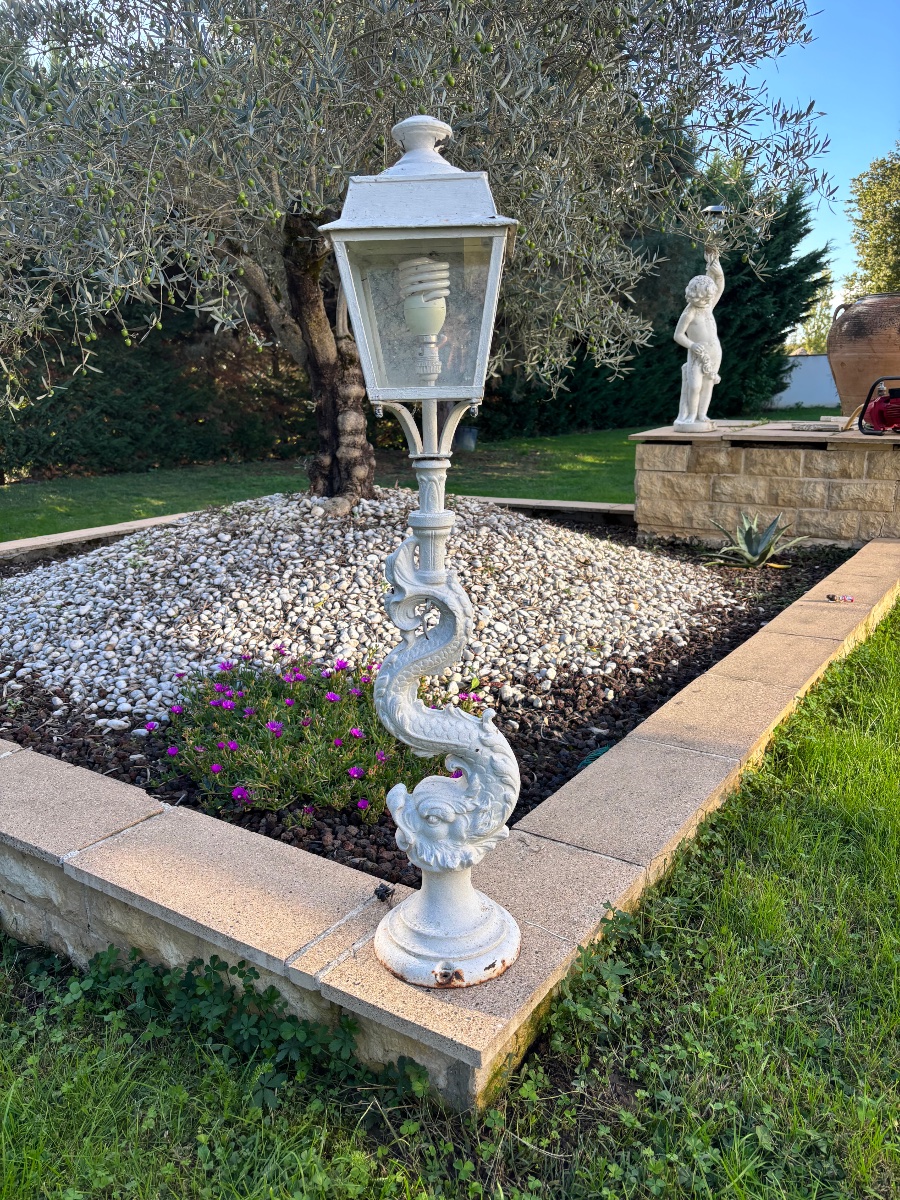 2 lampadaires poissons pour extérieur -photo-1