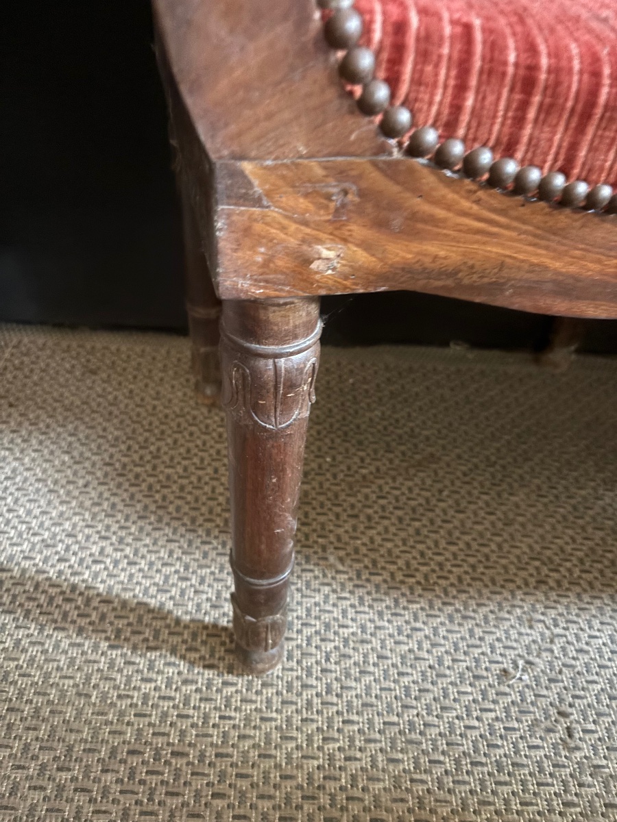 Paire de tabourets curules époque empire 