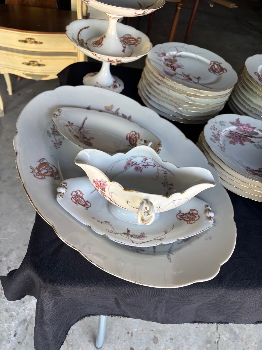 Important service de table porcelaine -photo-2