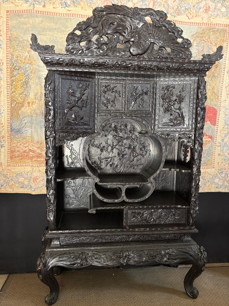 Meuble cabinet chinois 