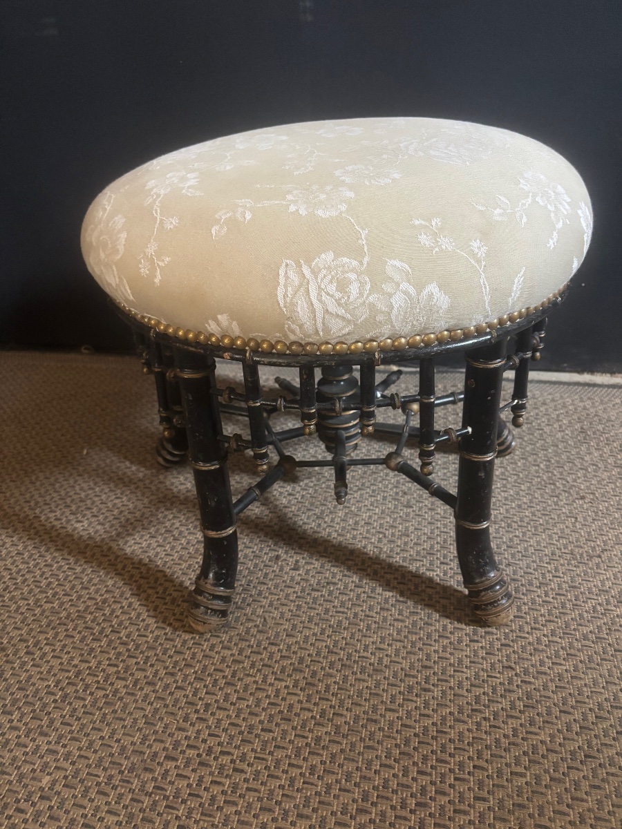 Napoleon III Bamboo Stool-photo-2