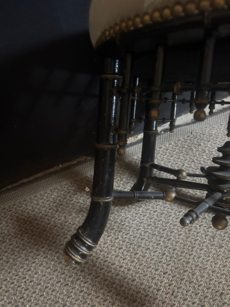 Napoleon III Bamboo Stool-photo-1
