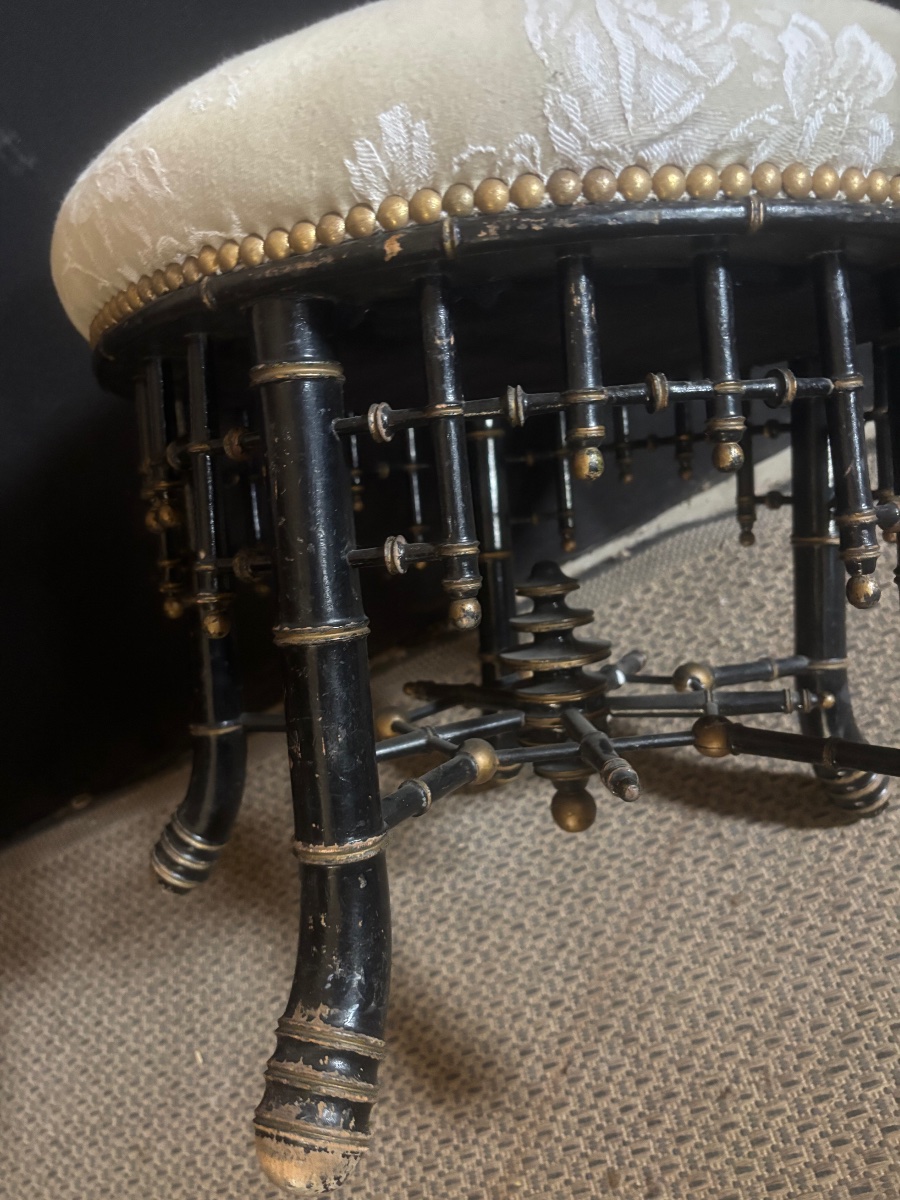 Napoleon III Bamboo Stool