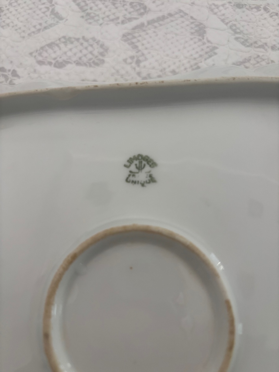 Limoges Porcelain Dessert Set -photo-4