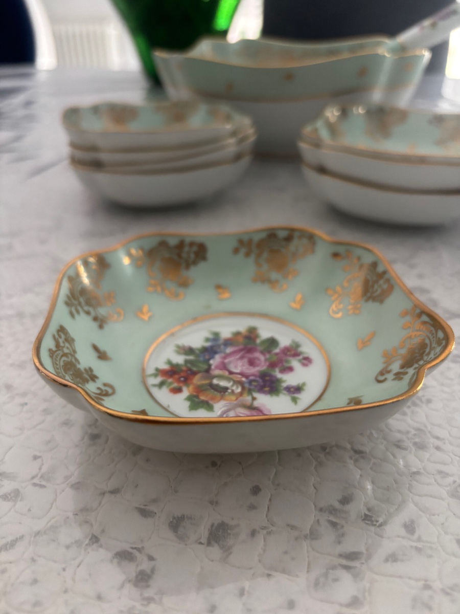 Limoges Porcelain Cream Set -photo-2