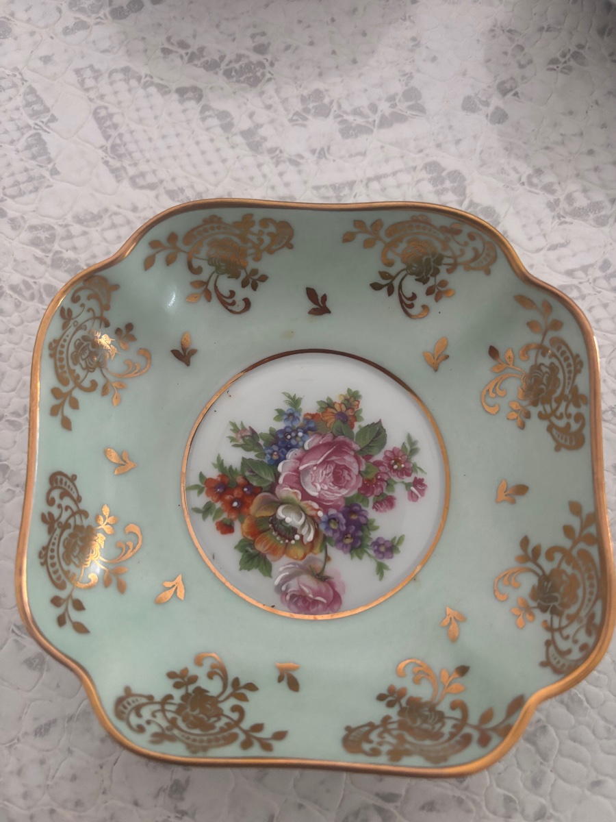 Limoges Porcelain Cream Set -photo-3