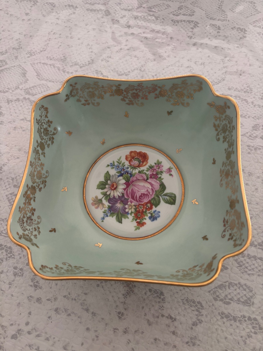 Limoges Porcelain Cream Set -photo-1