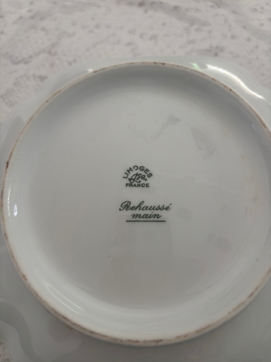 Limoges Porcelain Cream Set -photo-3