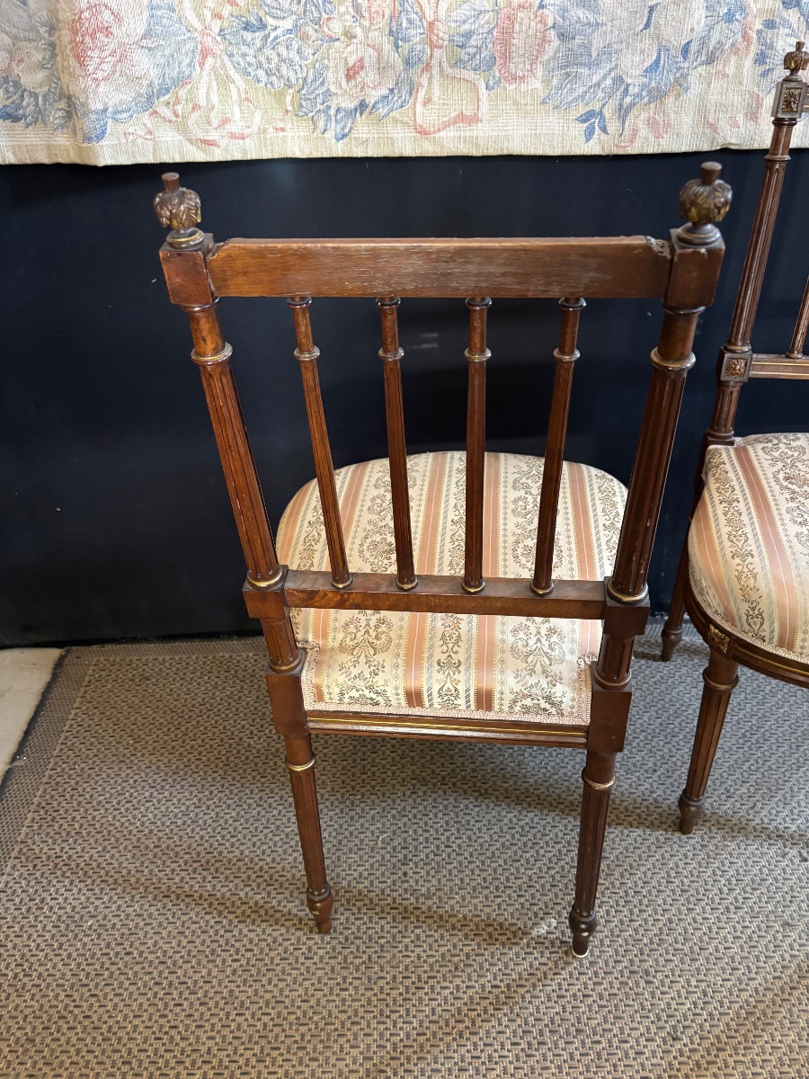 Pair Of Louis XVI-style Chairs -photo-4