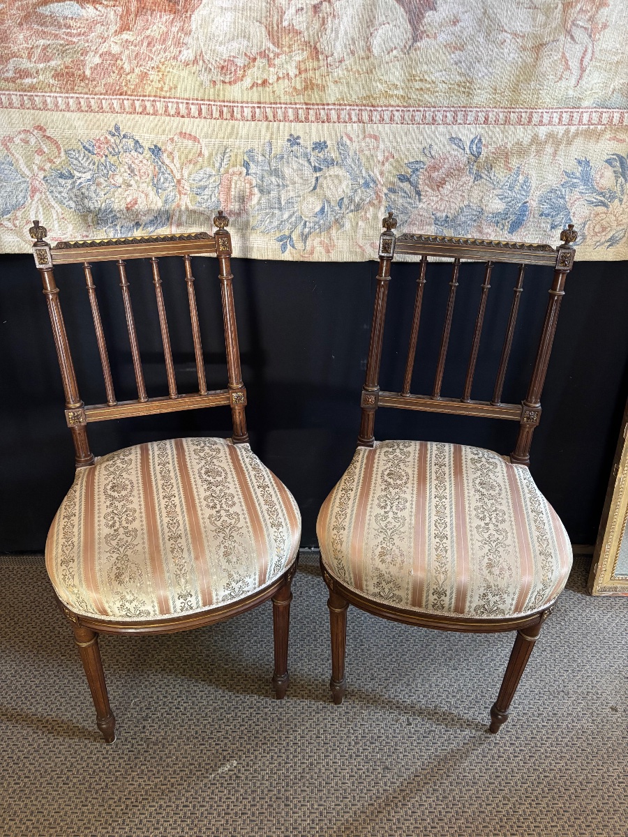 Pair Of Louis XVI-style Chairs 