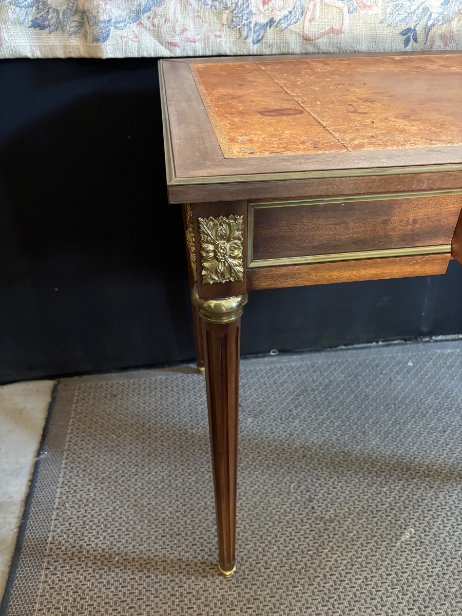 Louis XVI-style Mahogany Desk -photo-3