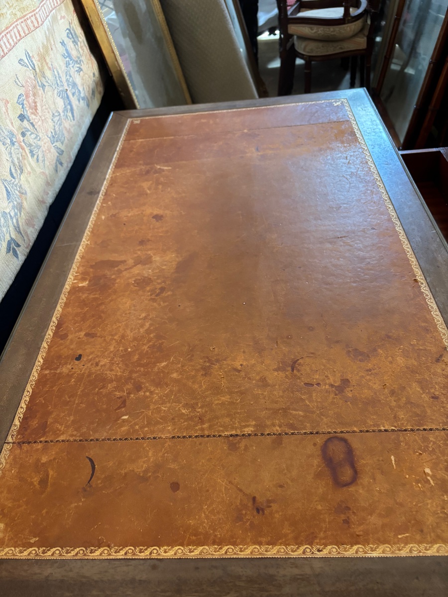 Louis XVI-style Mahogany Desk -photo-4