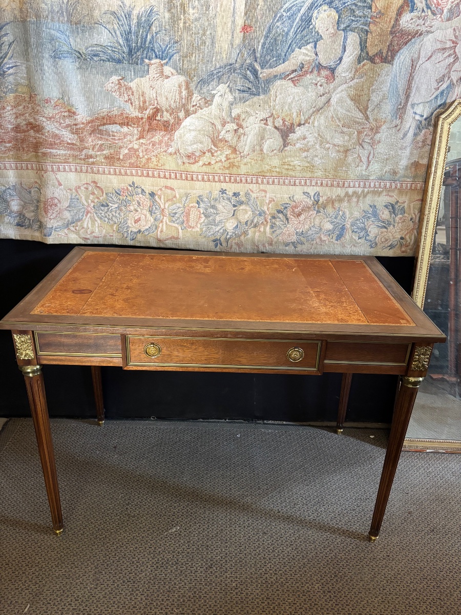 Louis XVI-style Mahogany Desk 