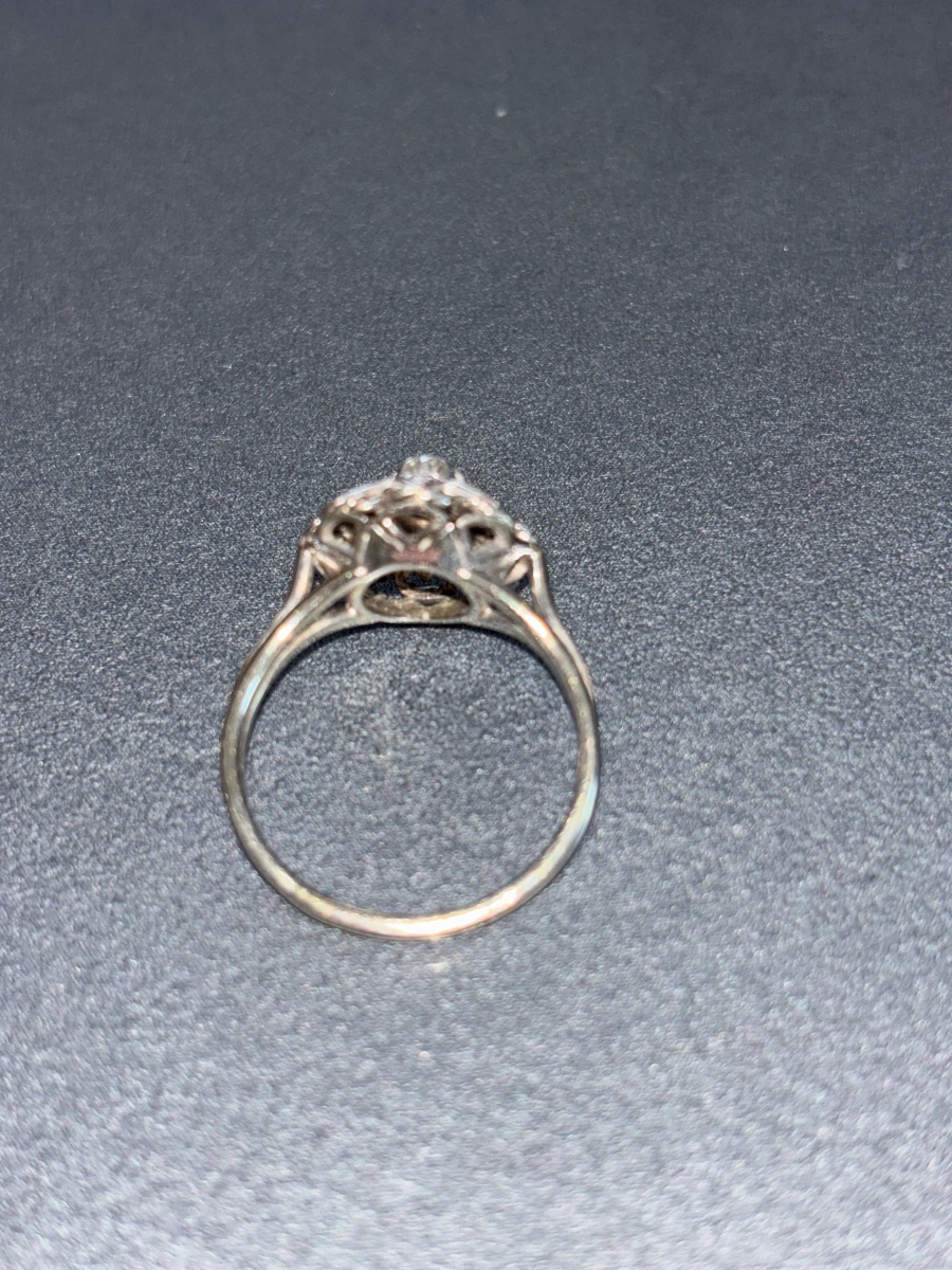 Bague ancienne or et diamants -photo-4