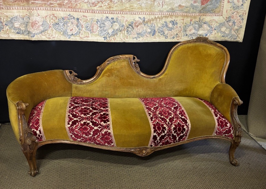 Fauteuil méridienne Louis Philippe 