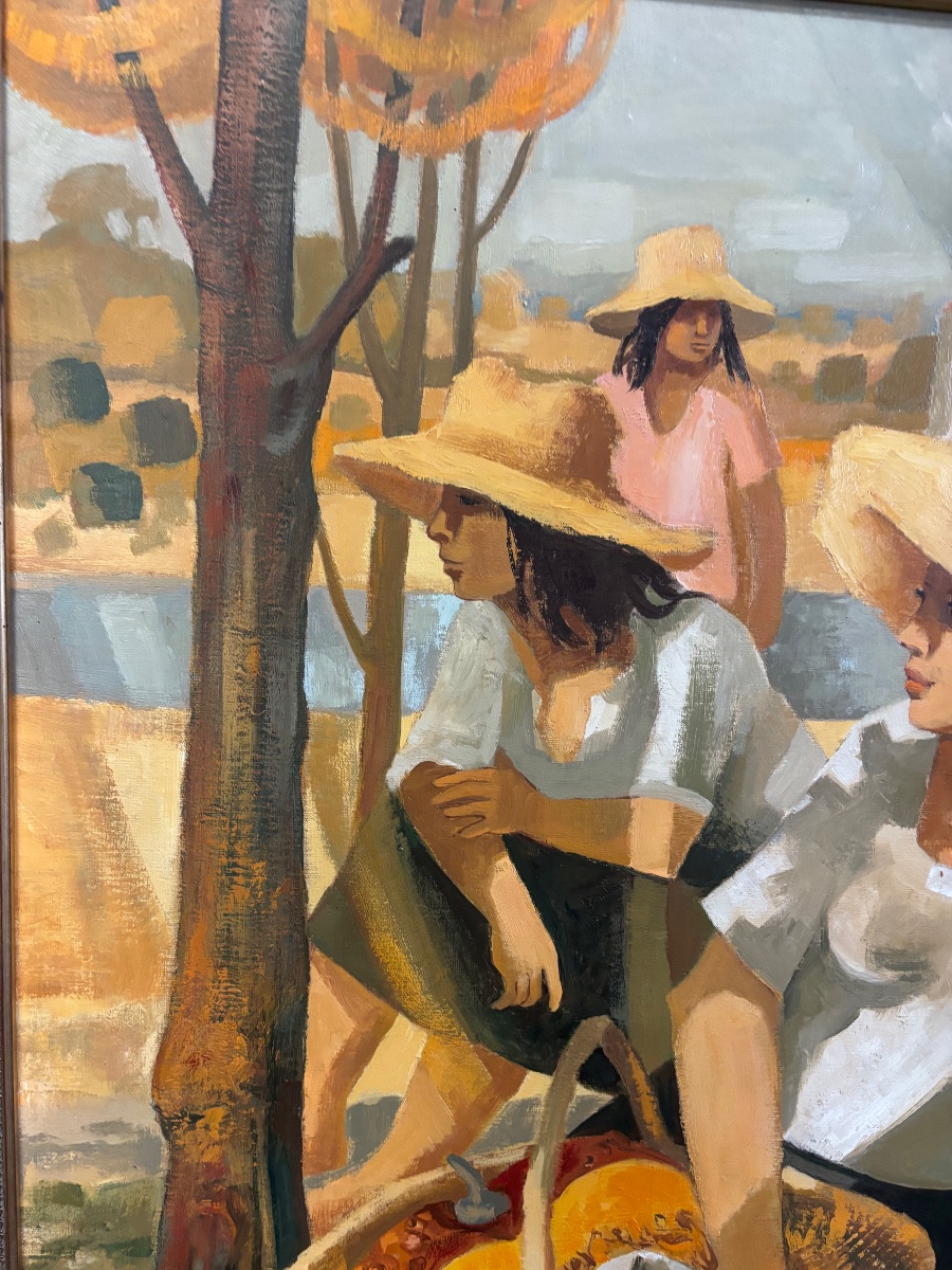 Tableau huile sur toile XX ième J .Abadie-photo-3