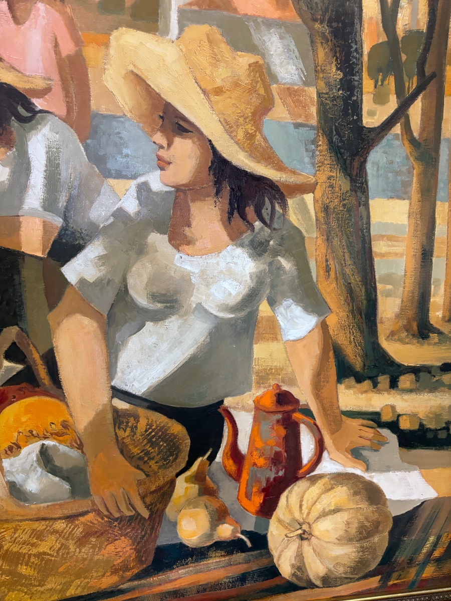 Tableau huile sur toile XX ième J .Abadie-photo-4