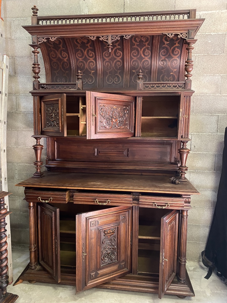Meuble crédence noyer -photo-3