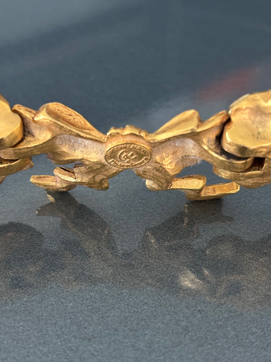 Parure collier boucles d’oreille Christian Lacroix -photo-3