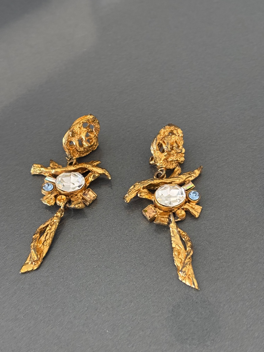Parure collier boucles d’oreille Christian Lacroix -photo-2