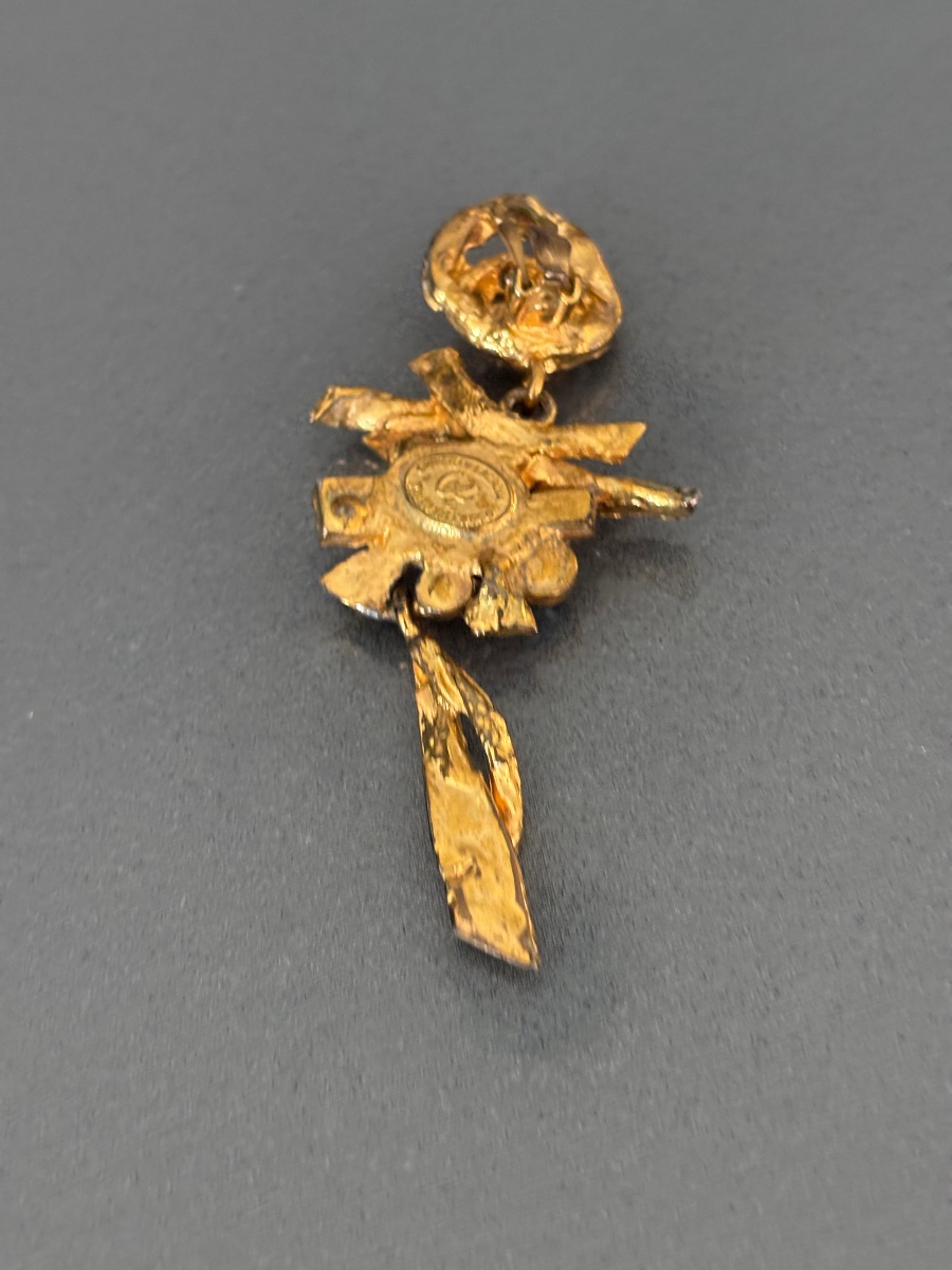 Parure collier boucles d’oreille Christian Lacroix -photo-4