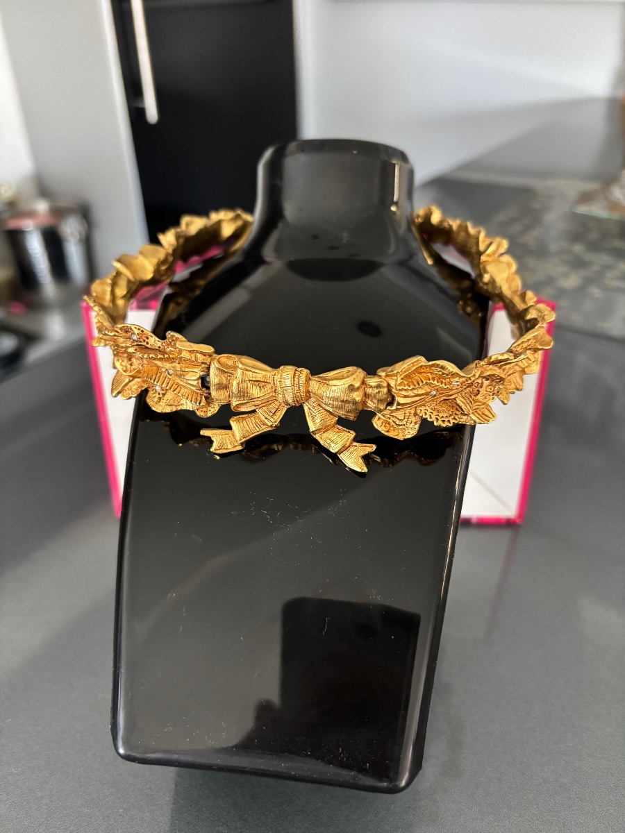 Parure collier boucles d’oreille Christian Lacroix 
