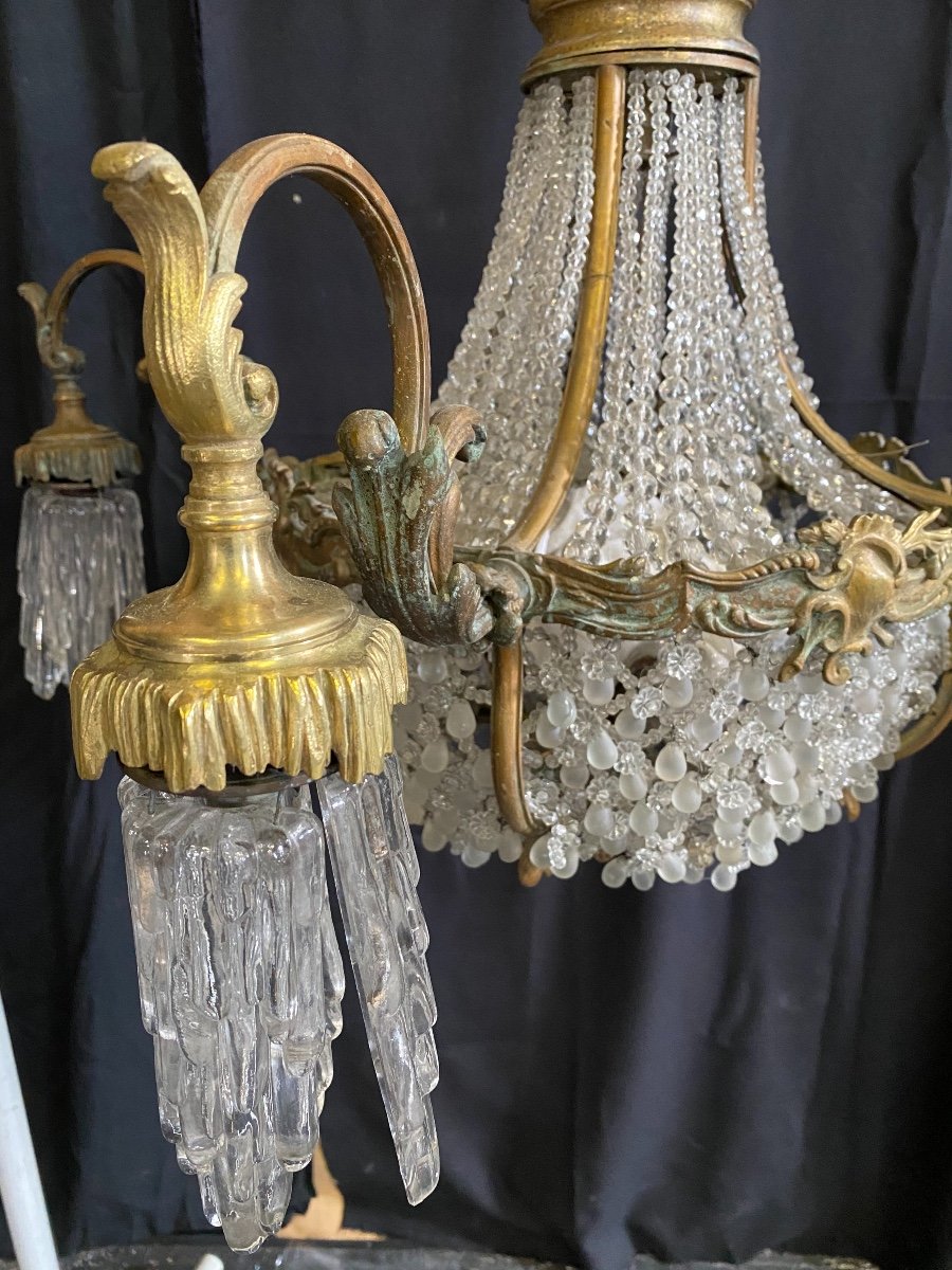 Lustre  style Louis XV 