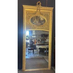 Importants miroir trumeau style Louis XVI 