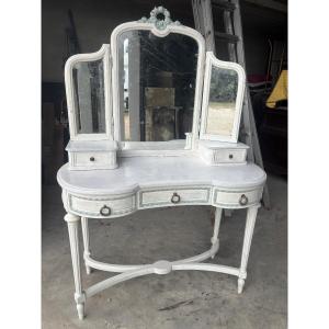 Coiffeuse style Louis XVI 