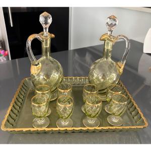 Service à liqueur cristal Baccarat 