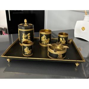 Empire Style Desk Smoker's Set