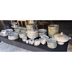 Important service de table porcelaine 