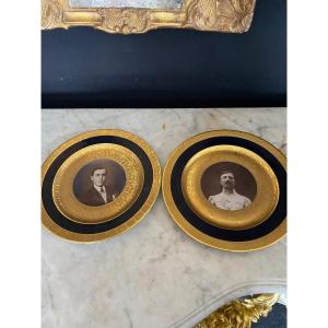 2 Limoges Porcelain Plates